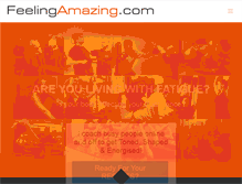 Tablet Screenshot of feelingamazing.com